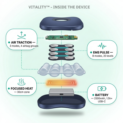 Vitality™ Cordless Lumbar Massager
